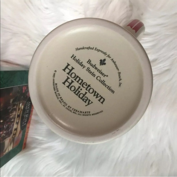 BUDWEISER 1994 Holiday Series Beer Stein - Picture 7 of 8